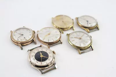 Men's Vintage Wristwatch Heads Handwind Inc Mondaine Ingersoll WORKING X6 • $14.31