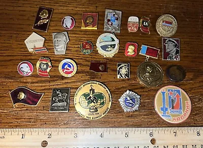 Soviet Military Pins Lot Of 25 • $15