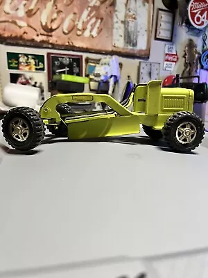 Vintage 1972 Mini Tonka Road Grader #1076 - Lime Green Very Good Condition • $85