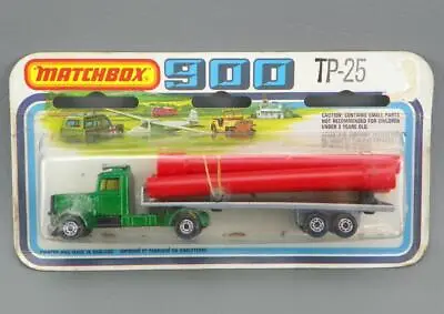 Vintage Matchbox 900 Lesney Diecast TP-25 Atriculated Pipe Transporter Truck NEW • $39.97