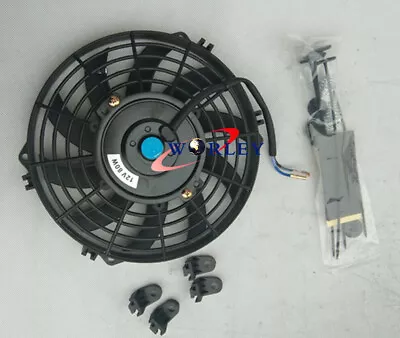 9 Inch 12V Volt Electric Cooling Fan Thermo Fan + Mounting Kits • $35