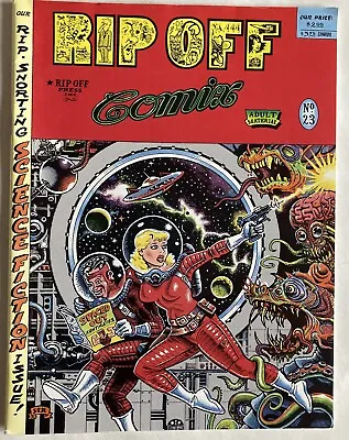 Rip Off Comix No 23 Adult Comics Science Fiction Issue No 23 1988 • £10
