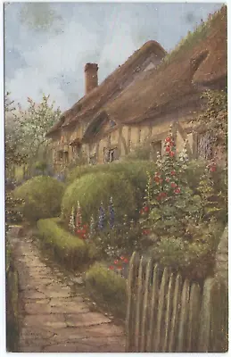 Anne Hathaway's Cottage Art W W Quatremain Watercolour Postcard Unposted • £2.60