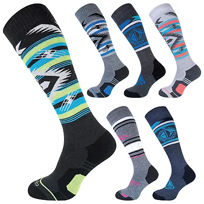 $23.41 • Buy COMODO - Merino Wool Snowboard Technical Knee High Shock Absorbent Socks