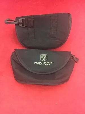 LOT OF 2 REVISION Military Goggles Sunglasses Eyewear Case Black • $5.99