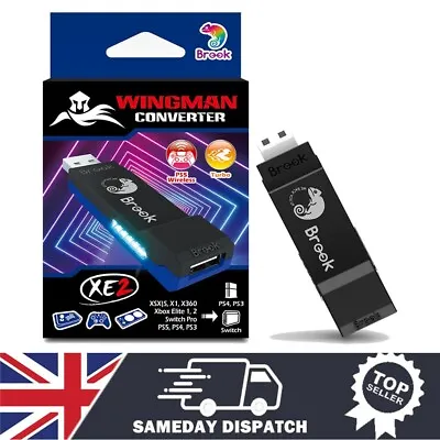 Brook Wingman XE2 Converter Switch PS5 PS4 Xbox One Series S X To PS4 Switch PC • £39.99