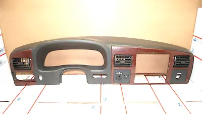 05-07 FORD F250 F350 LARIAT SUPERDUTY WOODGRAIN DASH CLUSTER TRIM BEZEL VENT 4x4 • $499.99