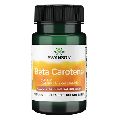 Swanson Beta-Carotene 10000 Iu 100 Softgels • $8.03