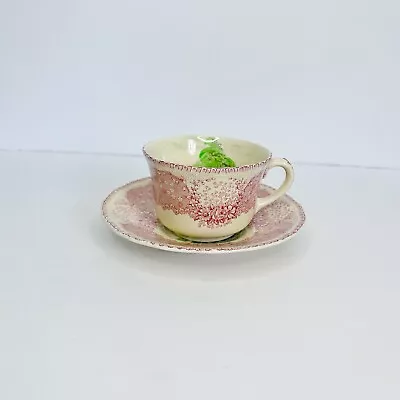 Vintage Royal Doulton Chatham Transferware Tea Cup And Saucer Teacup • $18