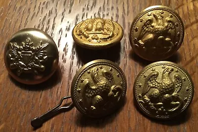 Military Buttons Lot (5)- Vintage Navy • $10