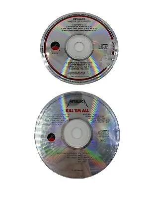Metallica - Kill Em All & Master Of Puppets (CD) Disc Only Scratches -  Lot Of 2 • $5.99