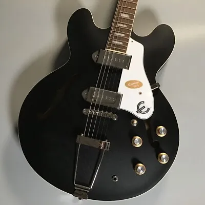 Epiphone Casino Worn Ebony Electric Guitar Hollow Body With Gig Bag From JAPAN • $579.99