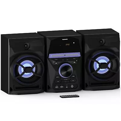 Magnavox MM441 3-Piece CD Shelf System W/ Digital PLL FM Stereo Radio Bluetooth • $138.20