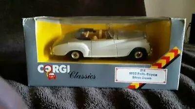 Vintage Corgi Classics Rolls Royce Silver Dawn 1952 1/43 C814/1 G.B.  (1985) • $22