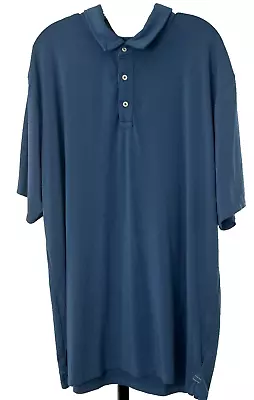 Free Fly Performance Bamboo Apparel Men’s Blue 3XL Polo Shirt • $34.99