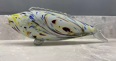 Glass Fish Mirano 12” Beautiful Hand Blown Vintage • £9.99