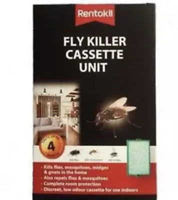 1 X Rentokil Fly Killer Cassette Unit Kills Flies Mosquitoes Moth Midges Insect • £3.50