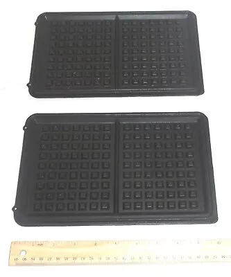 Set Of 2 Vintage Broil King Hurry Hot Model 785 Replacement Belgian Waffle Grids • $13.59