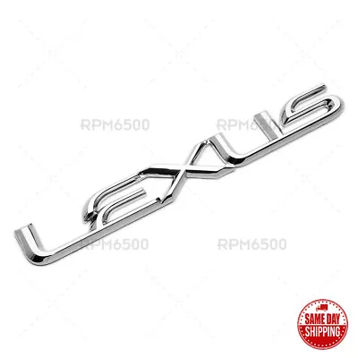 $14.99 • Buy For Lexus Trunk Lid Letter Logo Badge 3D Emblem F-Sport Car Decoration Chrome