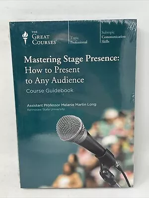 Great Courses: Mastering Stage Presence Present To Any Audience (4 DVD/Book) NEW • $16.99