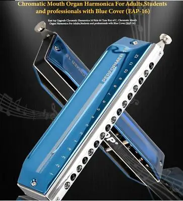 EASTTOP 16holes Chromatic Mouth Organ Harmonica Professional Harmonica US Stock • $118.99