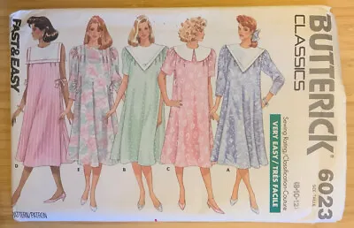 Butterick 6023 Sewing Pattern Easy Maternity Dress Size 8-12 Uncut • £12.90