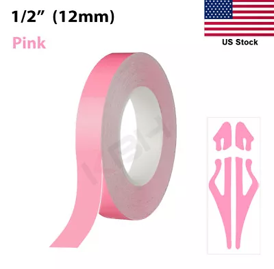 HOT PINK Roll Vinyl Pinstriping Pin Stripe Car Motorcycle Tape Decal Stickers • $8.45