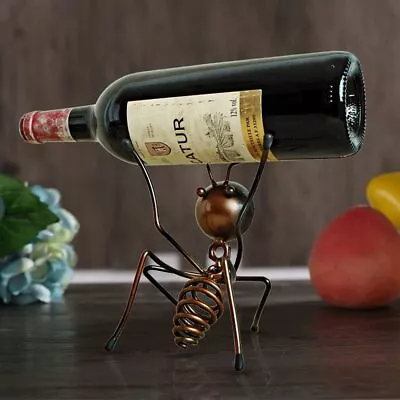 - Ant Wine Holder Stainless Steel Wine Freestanding Rack Bottle Holder Novel... • $15.75