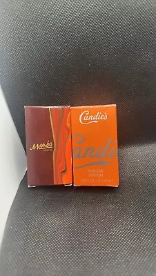 Vintage Mambo And Candie’s Liz Claiborne Cologne 5.3ml .18oz Splash Set Full • $19.99