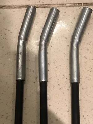 £8.99 • Buy Replacement Fibreglass Tent Pole X3 Cranked 9MM (Repair Spares) Used Vango Poles