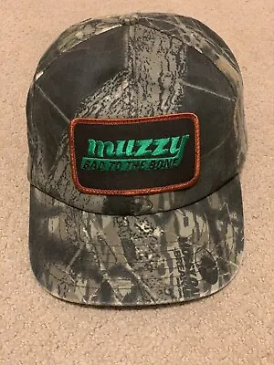 Muzzy Bad To The Bone Big Patch Hat Camo Snapback Adjustable Cap • $19.99