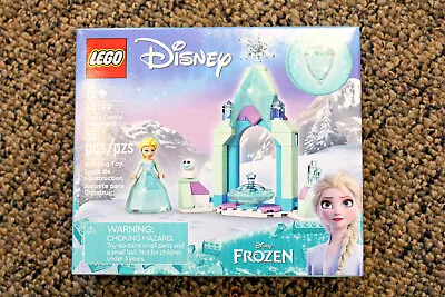 $0.99 • Buy New LEGO Disney Elsa's Castle Courtyard Set #43199 With 53 Pieces