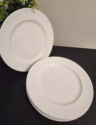 MARTHA STEWART MSE White French Cupboard LOT Of 5 Dinner Plates 10⅞   • $29.97