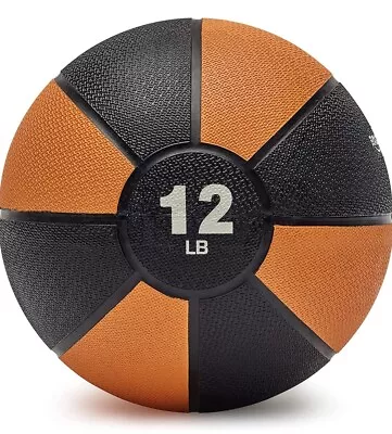 12 Lbs Medicine Ball Workout Med Ball For Core Strength Balance Coordination • $45