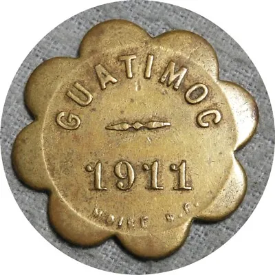 Elf Mexico Token Chiapas Cafetal Guatimoc 1911 Star   Grove 1193 • $24