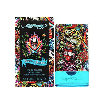 Ed Hardy Hearts&Daggers By Christian Audigier 3.4oz/100ml Edt Spray For Men Nib • $22.10