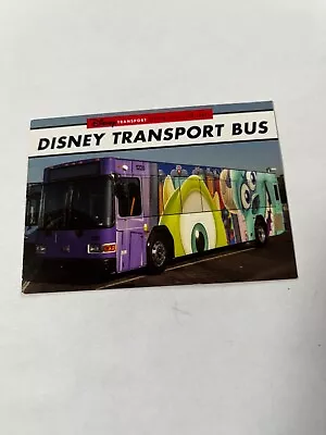 Monsters Inc Bus Motorcoach Unnumbered Walt Disney World Transportation Card • $6.99