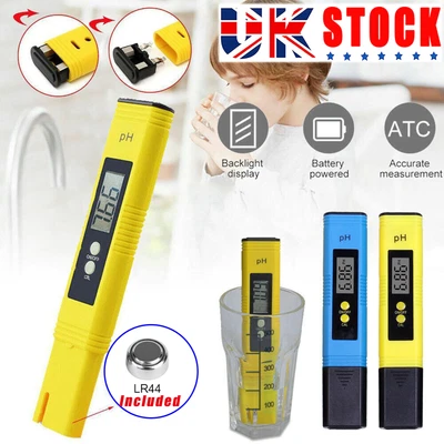 £5.48 • Buy LCD Digital Electric PH Meter Tester Hydroponics Aquarium Water Test Pen Small