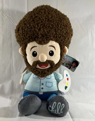 £21.08 • Buy Fiesta Toys Bob Ross 19 Inch Plush Toy W/ Paint & Brush Soft Stuffed 'Chill' NWT
