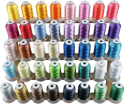 40 Brother Colours Polyester Sewing&Embroidery Machine Thread 500M Each 40WT-Au • $60