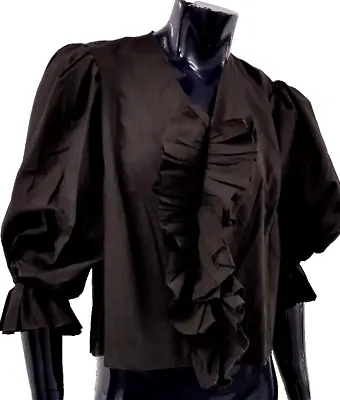 PIRATE SHIRT Medieval & Renaissance UNISEX HALLOWEEN COSTUME UNISEX RUFFED TOP • $22