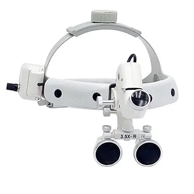 3.5X-R Dental Medical LED Headlight Headband Binocular Magnifying Loupes Surgery • $79.99