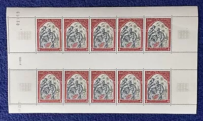 Monaco Scott 721 3Fr. St. Elizabeth And Louis IV Mint Sheet MNH • $3.56