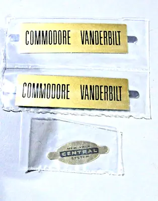 Marx Train Parts Vanderbilt Side And Nose Brass Style Name Plates   (stk114)  • $18