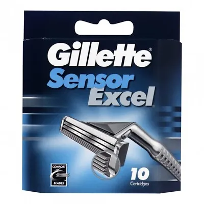 $17.50 • Buy Gillette Sensor Excel Blades Refill 10 Pack  Made In Poland New & Sealed