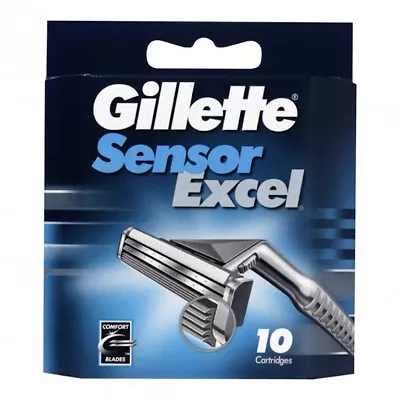 $17.50 • Buy Gillette Sensor Excel Blades Refill 10 Pack  Made In Poland New & Sealed