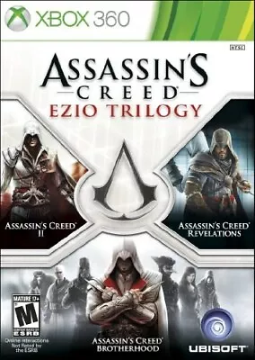 Xbox 360 Game Assassin's Creed Ezio Trilogy Edition Brand New & Factory Sealed • $18.60