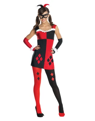 £32.99 • Buy Harley Quinn Kids DC Gotham Girls Costume, Tween Med, (USA 2-4),BUST 29 ,WST 27 