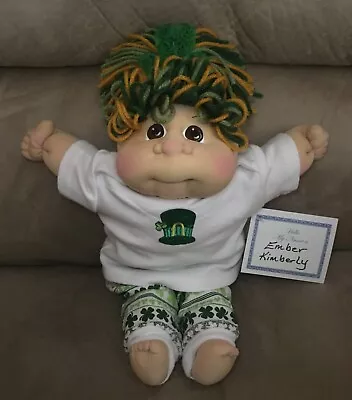 Papered 2021 St Patrick's Lullaby Soft Sculpture Little People Cabbage Patch Kid • $260