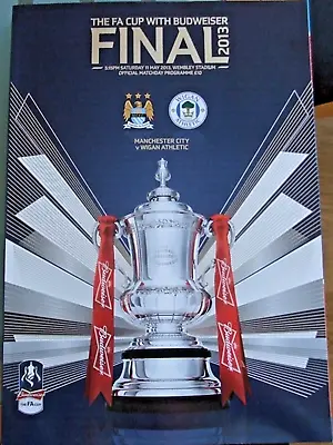 MANCHESTER CITY V WIGAN ATHLETIC 2013 FA CUP FINAL • £8.99